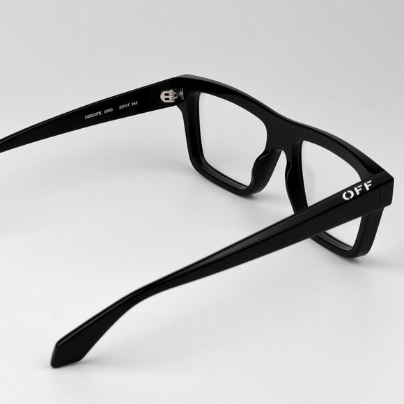 Off-White STYLE 7H Men Eyeglasses – Black Square Frame | Model OERJ07H 1000 - Picture 8 of 9